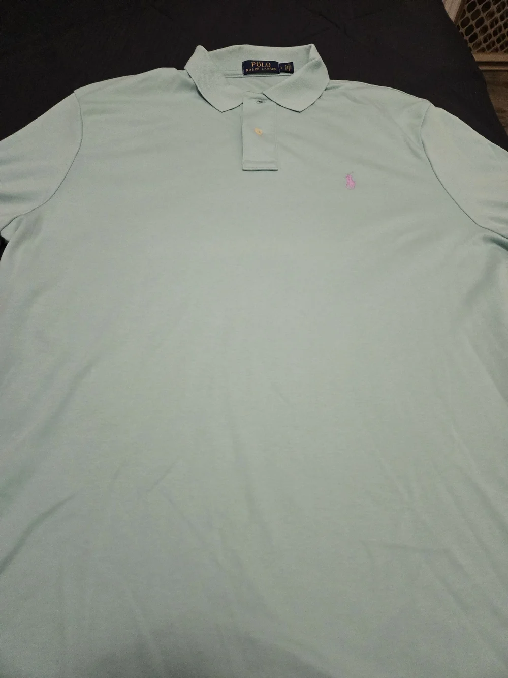 Polo by Ralph Lauren Men's Mint Green Classic Piqué Polo Shirt Size L